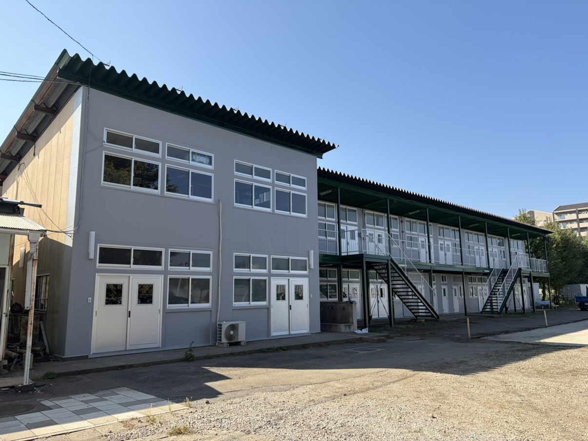 神奈川県立相模原高等学校部活棟改修工事の建物外観